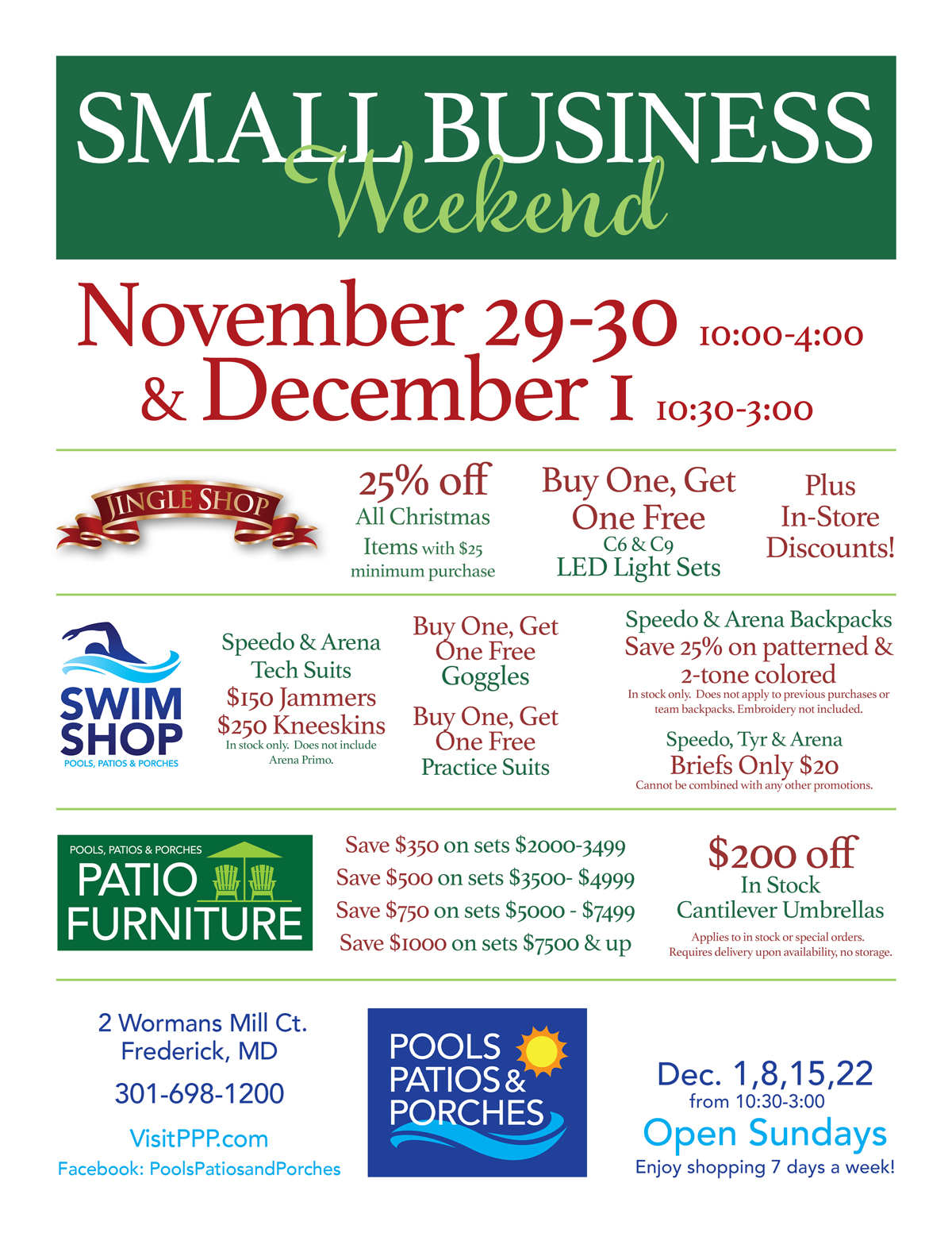 Small Business Weekend Event